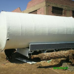 30 m3 vertical cylindrical tank - Al-Ahram Fiberglass Company - 1