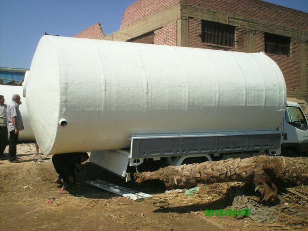 30 m3 vertical cylindrical tank - Al-Ahram Fiberglass Company - 1