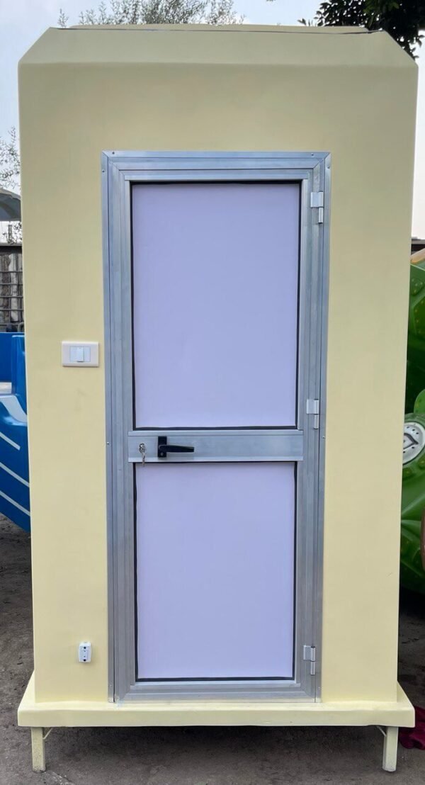⁦Double portable bathroom, 1.25 cm x 2.50 x 2.30 cm, fiberglass⁩ - الصورة ⁦10⁩
