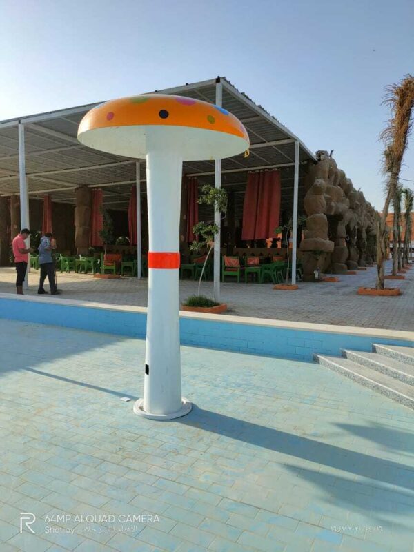 Mushroom shaped shower - Al-Ahram Fiberglass Company - 1