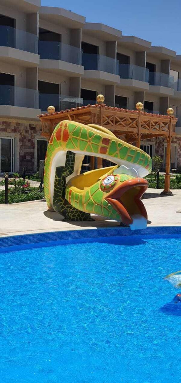 Snake shaped slide - Al-Ahram Fiberglass Company - 1