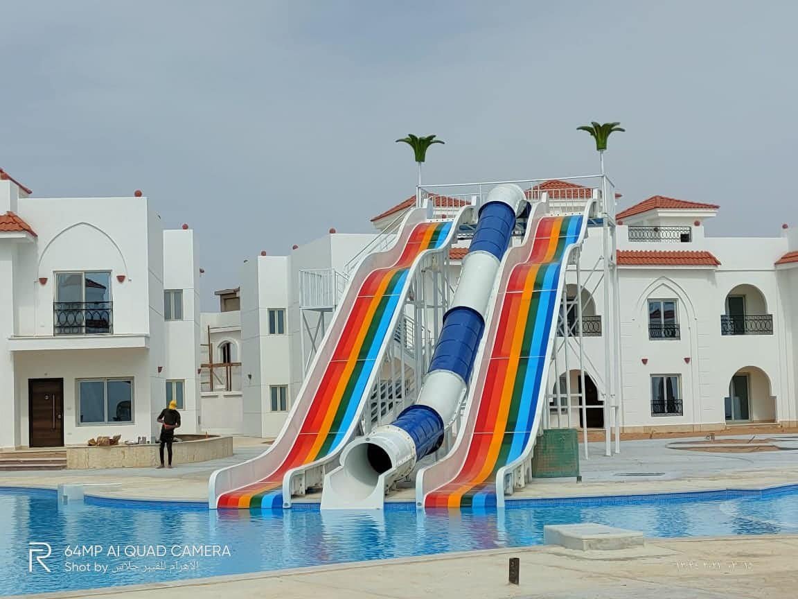 شركات تصنيع اكوا بارك فيبر جلاس ارتفاع 6م اتنين شلال 140 وواحد أنبوب 1 شركات تصنيع اكوا بارك فيبر جلاس ارتفاع 6م اتنين شلال 140 وواحد أنبوب